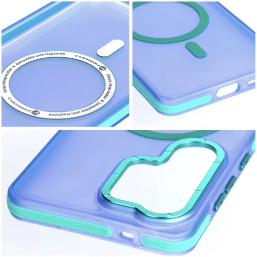  Samsung S26 FE tok – Forcell F-Protect Vivid Premium, MagSafe®-kompatibilis, kék - 2