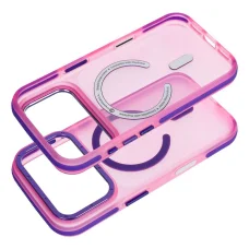  iPhone 16 rózsaszín Forcell F-Protect Vivid Premium MagSafe-kompatibilis tok