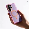  Samsung A57 lila Forcell F-Protect Vivid Premium MagSafe®-kompatibilis tok thumbnail