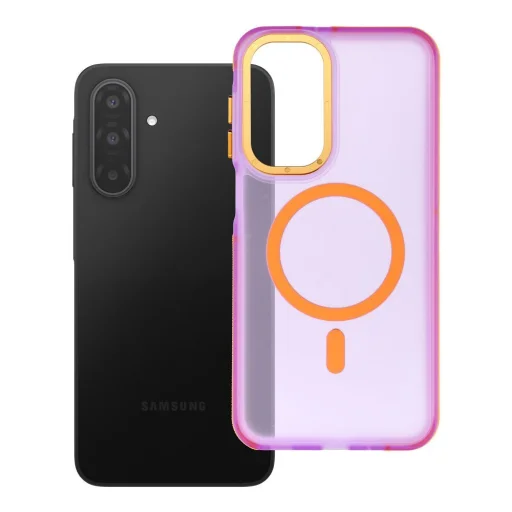  Samsung A17 / A18 lila Forcell F-Protect Vivid Premium tok, MagSafe®-kompatibilis - 6