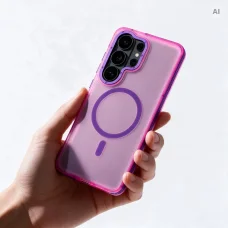  Samsung A17 és A18 Forcell F-Protect Vivid Premium rózsaszín, MagSafe®-kompatibilis tok