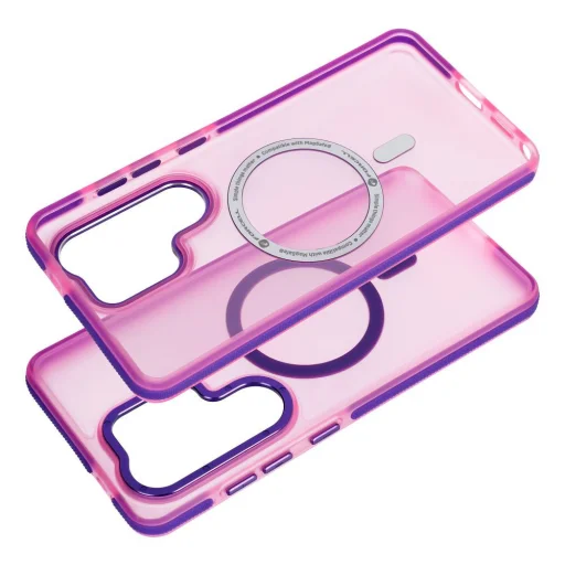  Samsung S26 rózsaszín Forcell F-Protect Vivid Premium MagSafe-kompatibilis tok - 2