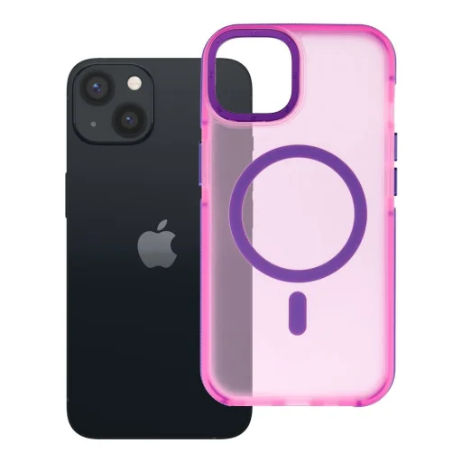  iPhone 13 / 14 rózsaszín Forcell F-Protect Vivid Premium MagSafe-kompatibilis tok - 6