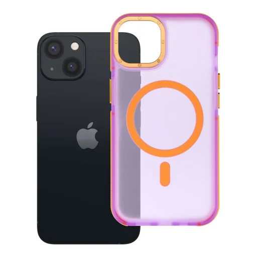  iPhone 13 / 14 lila Forcell F-Protect Vivid Premium MagSafe-kompatibilis tok - 5
