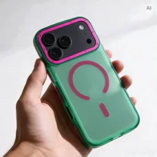  iPhone 16 tok – Forcell F-Protect Vivid Premium, MagSafe-kompatibilis, zöld