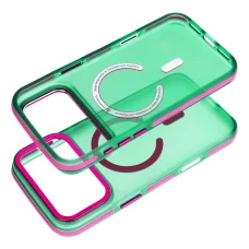  iPhone 17-hez való zöld Forcell F-Protect Vivid Premium MagSafe-kompatibilis tok