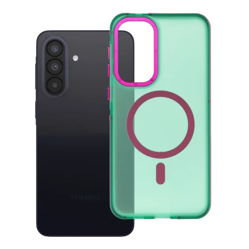  Samsung A36 / A37 tok – Forcell F-Protect Vivid Premium, zöld, MagSafe®-kompatibilis - 6
