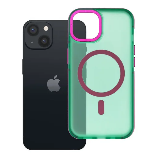 iPhone 13 / 14 Forcell F-Protect Vivid Premium zöld, MagSafe®-kompatibilis tok - 6