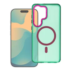  Samsung A57 zöld Forcell F-Protect Vivid Premium MagSafe®-kompatibilis tok
