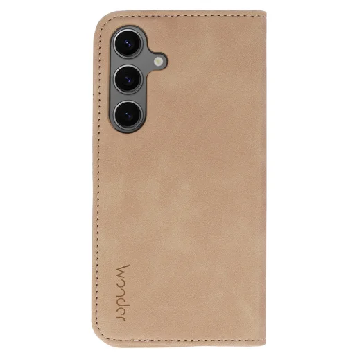  Samsung Galaxy A18 5G-hez való Wonder Smart tok, kapucsínó - 3
