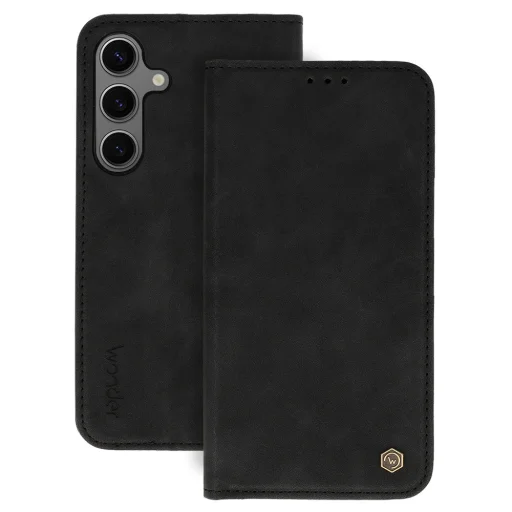  Samsung Galaxy A18 5G fekete Wonder Smart Case fliptok - 1