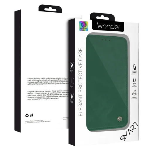  Samsung Galaxy A18 5G zöld Wonder Smart Case könyvtok - 8