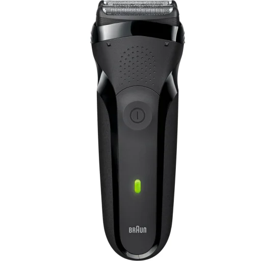 BRAUN Series 3 300S férfi borotva, akkumulátoros tápellátás, IPX7, vízálló, fekete - 1