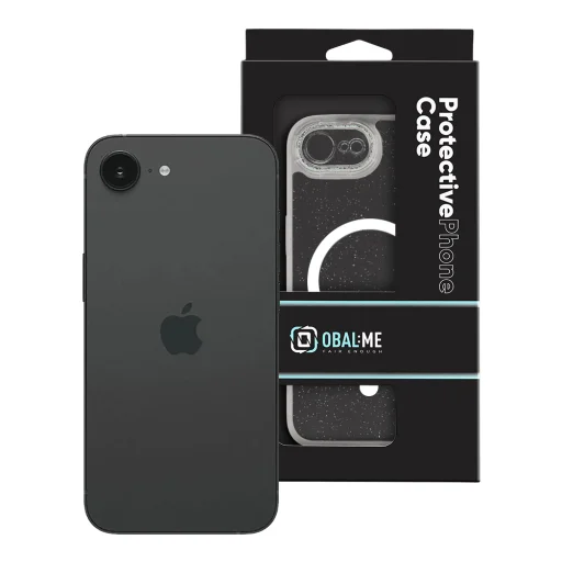  Apple iPhone 16e és 17e OBAL:ME MagNetix Wrist átlátszó, csillámos tok csuklópánttal - 8