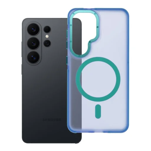  Samsung S26 kék Forcell F-Protect Vivid Premium MagSafe-kompatibilis tok - 1