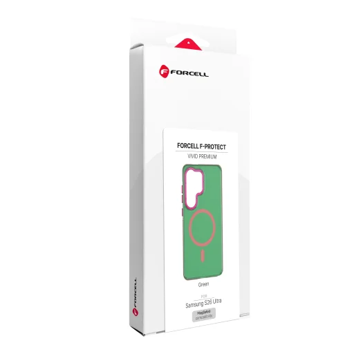 Samsung S26 Ultra zöld Forcell F-Protect Vivid Premium MagSafe-kompatibilis tok - 6