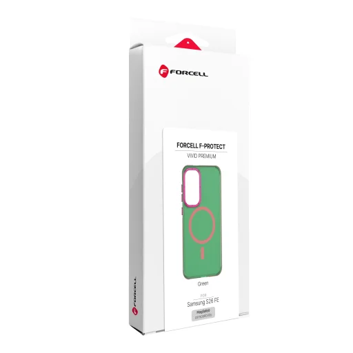  Samsung S26 FE zöld Forcell F-Protect Vivid Premium MagSafe-kompatibilis tok - 6