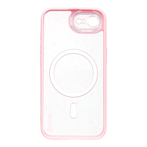  Apple iPhone 16e/17e átlátszó, csillámos OBAL:ME MagNetix Wrist Blossom tok csuklópánttal - 4