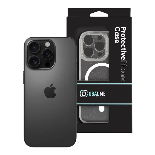  Apple iPhone 16 Pro OBAL:ME MagNetix Wrist átlátszó, csillámos tok csuklópánttal - 8