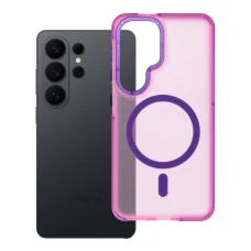  Samsung S26 rózsaszín Forcell F-Protect Vivid Premium MagSafe-kompatibilis tok