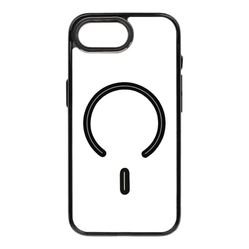  Apple iPhone 16e/17e OBAL:ME MagNetix Zenith átlátszó, fekete tok - 2