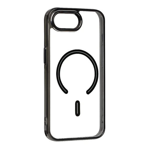  Apple iPhone 16e/17e OBAL:ME MagNetix Zenith átlátszó, fekete tok - 3