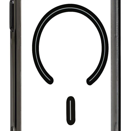  Apple iPhone 16e/17e OBAL:ME MagNetix Zenith átlátszó, fekete tok - 7