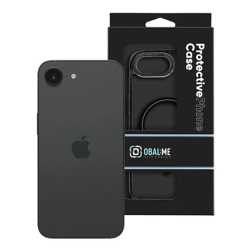  Apple iPhone 16e/17e OBAL:ME MagNetix Zenith átlátszó, fekete tok - 8