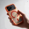  iPhone 18 Pro / 17 Pro narancssárga Forcell F-Protect Vivid Premium tok, MagSafe-kompatibilis thumbnail