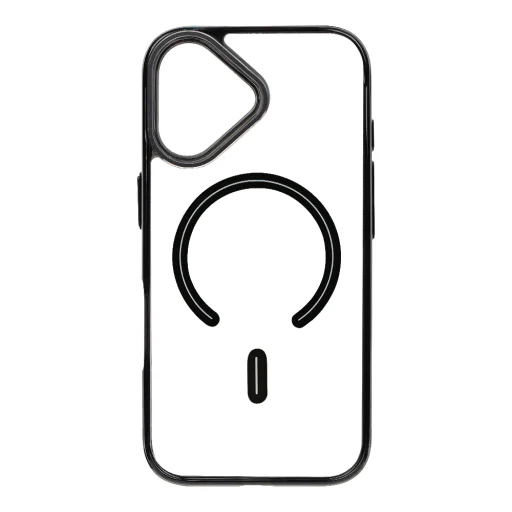  Apple iPhone 16 átlátszó-fekete OBAL:ME MagNetix Zenith MagSafe tok - 2