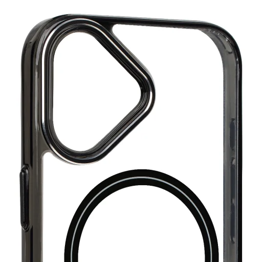  Apple iPhone 16 átlátszó-fekete OBAL:ME MagNetix Zenith MagSafe tok - 6