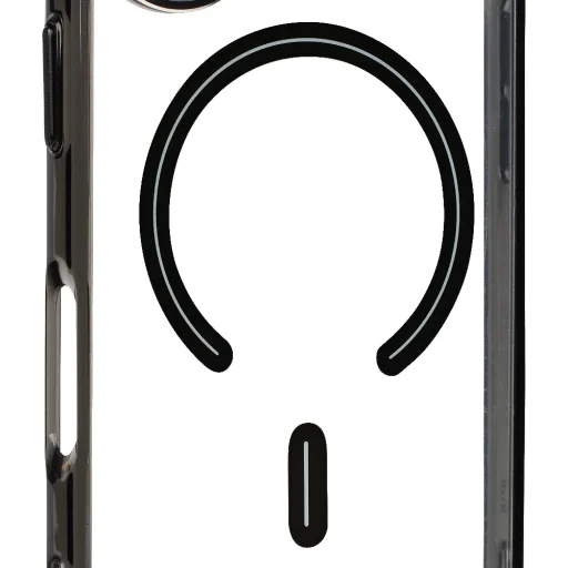 Apple iPhone 16 átlátszó-fekete OBAL:ME MagNetix Zenith MagSafe tok - 7