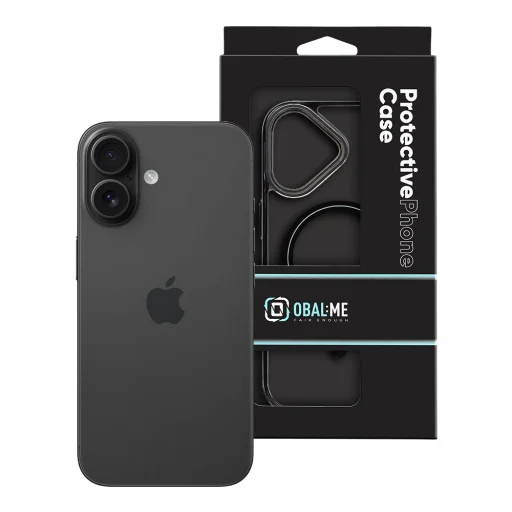  Apple iPhone 16 átlátszó-fekete OBAL:ME MagNetix Zenith MagSafe tok - 8