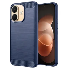  Xiaomi Redmi Note 17 Pro 5G kék Techsuit Carbon Silicone ütésálló tok