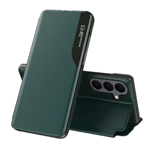  Samsung Galaxy S26 FE sötétzöld Techsuit eFold sorozatú könyvtok - 1