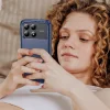  Xiaomi Poco F9 Pro kék Techsuit Carbon Silicone ütésálló tok thumbnail