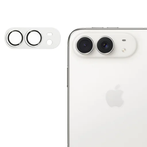 iPhone Duo csillagfehér Techsuit teljes felületű, edzett üveg kameravédő fólia - 1