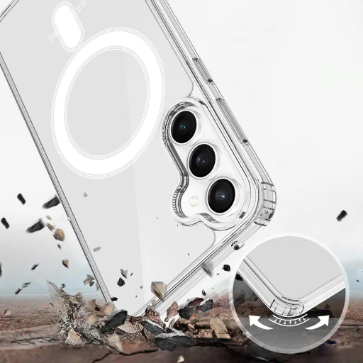  Samsung Galaxy S26 FE Techsuit MagSafe Pro átlátszó tok - 3