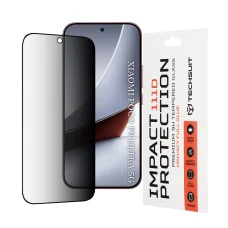  Xiaomi Poco F9 Ultra fekete Techsuit 111D betekintésgátló, teljes felületén ragasztós edzett üvegfólia