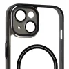  Apple iPhone 15 OBAL:ME MagNetix Zenith átlátszó, fekete tok thumbnail