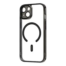 Apple iPhone 15 OBAL:ME MagNetix Zenith átlátszó, fekete tok