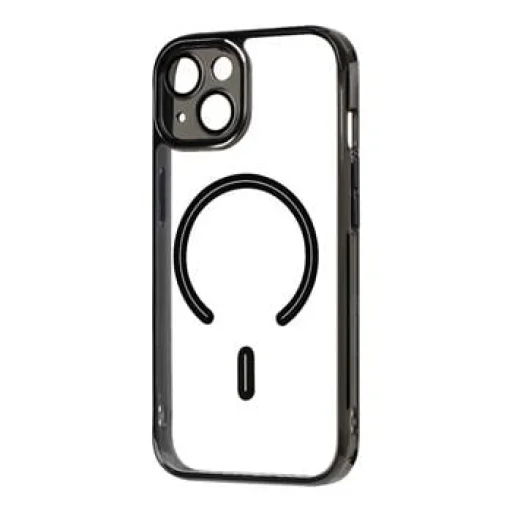  Apple iPhone 15 OBAL:ME MagNetix Zenith átlátszó, fekete tok - 1