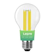 LEPRO 100094-WW-EU-4 E27 LED-izzó, 7,2 W, meleg fehér