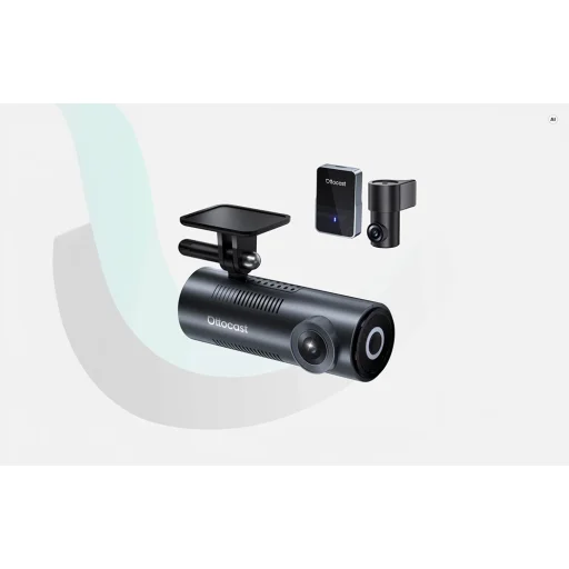 Ottocast Ottosafe CA560-T első és hátsó fedélzeti kamera vezeték nélküli Apple CarPlay és Android Auto adapterrel - 2