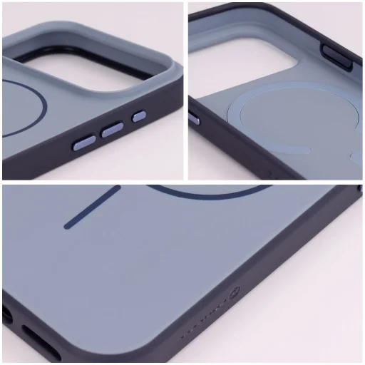  iPhone 18 Pro / iPhone 17 Pro kék Forcell F-Protect Chromatic Premium MagSafe®-kompatibilis tok - 3