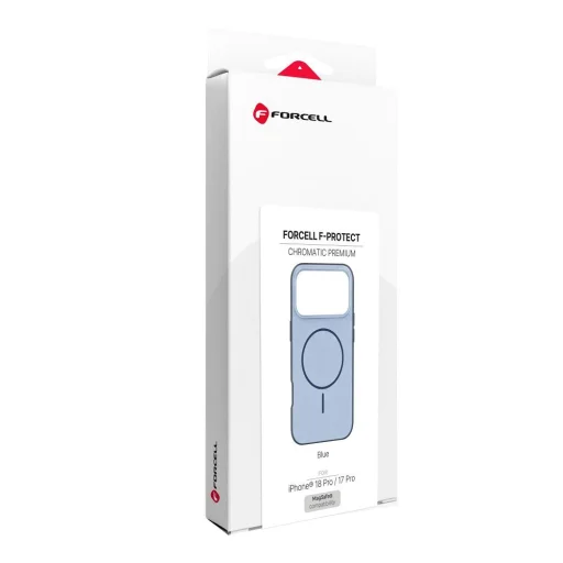  iPhone 18 Pro / iPhone 17 Pro kék Forcell F-Protect Chromatic Premium MagSafe®-kompatibilis tok - 2