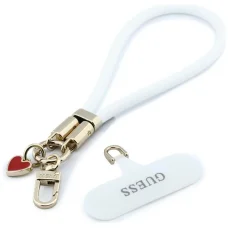  Telefonpánt Guess Script Charms – fehér szilikon
