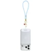  Szilikon telefonpánt Guess Wrist Strap Silicone Script Charms, kék thumbnail