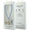  Szilikon telefonpánt Guess Wrist Strap Silicone Script Charms, kék thumbnail
