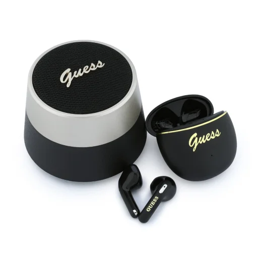 Guess Script TWS vezeték nélküli fülhallgató és 3W-os Bluetooth-hangszóró szett - 1